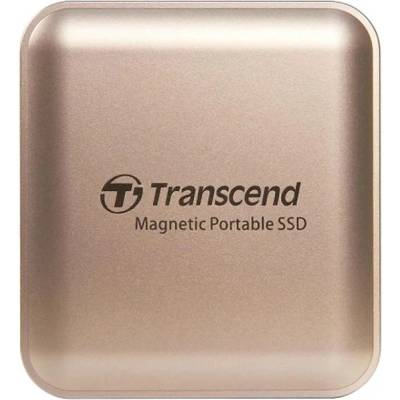 Твърд диск Transcend 2TB, External SSD, ESD420G, USB 20Gbps, Type C, Magsafe, Champagne Gold (TS2TESD420G)