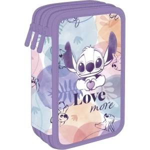 COOLPACK Ученически несесер с пособия Coolpack - Jumper 3 - Stitch Pastel