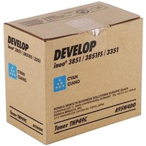 Develop Съвместима тонер касета DEVELOP TNP49C, ineo+ 3351, +3851, 12000 k. , Cyan (A95W4D0)