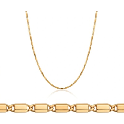 SAVICKI Синджир Savicki 1.2mm: злато 585, плочка