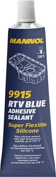 thumbnail image 2 of Mannol 9915 BLUE Silicone Sealant – High-Temp Gasket Maker, 85g, Up To 230°C, Oil & Coolant Resistant (OE AMV17400401, Etc.) 2 of 5