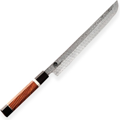 Dellinger Kuchařský nůž Sakimaru/Yanagiba 270 mm Octagonal Full Damascus