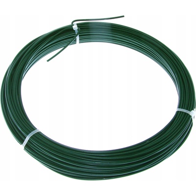 Napínací drát 3,4 mm, pozink.+poplast., návin 78 m, mechová zelená