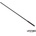LateToBed BDSM Line Master of Submission PVC Wand 8mm x 50cm Black