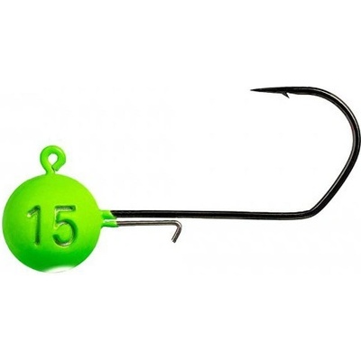 Monkey Lures Jigová hlava MNKY Green-White veľ.4 3g 3 ks