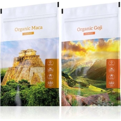 Energy Organic Maca caps 120 kapslí + Organic Goji powder 100 g