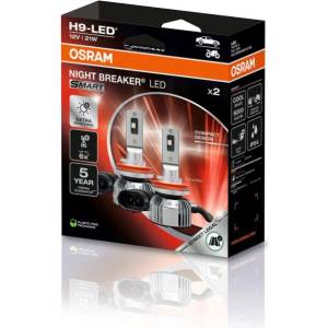 OSRAM H9 SMART NIGHT BREAKER LED +330% 64213DWNBSM-2HB 6000K 2 бр (4713)