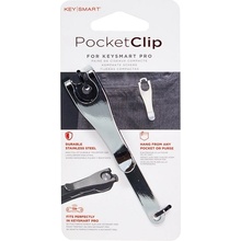 Přívěsek na klíče KeySmart Pocket Clip Barevné provedení Stříbrná