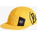 BUFF 5 Panel Cap logo yellow