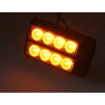 PREDATOR dual 8x1W LED, 12-24V, oranžový