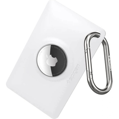 Spigen Поликарбонатов кейс във формата на дебитна карта за Apple AirTag - Spigen Air Fit Card AirTag Case (бял) (AMP01835)