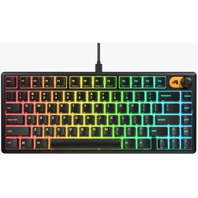 Glorious GMBK 75% Customizable RGB Gaming Keyboard GLO-GMBK75-BLK-US