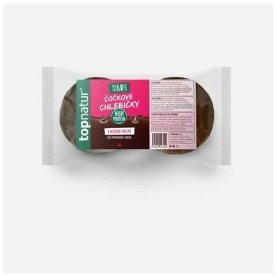 Topnatur Čočkové chlebíčky mléčná čokoláda 6 x 70 g