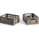 Hay Colour Crate Mini Кошници за съхранение, таупе, 2 бр (AE358-A668-AG39)
