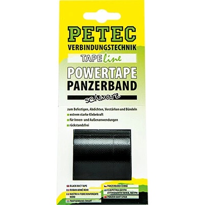 Petec Lepicí páska černá 5 m x 50 mm