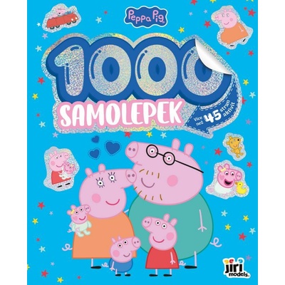 1000 samolepek s aktivitami prasátko Peppa