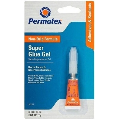 Permatex Vteřinové lepidlo Super Glue Gel, 2g