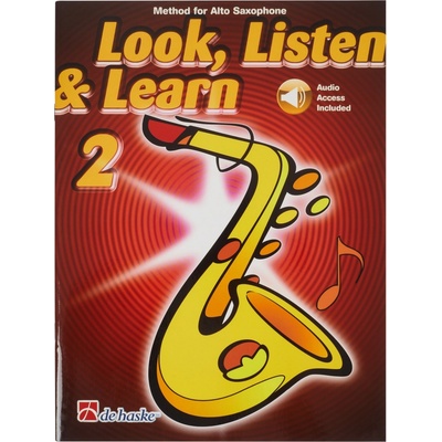 Look Listen & Learn 2 Method for Alt Saxophon + CD