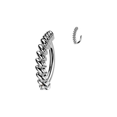 Šperky4U piercing do pupíku s ozdobným štítem WP0091
