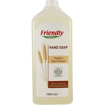 Friendly Organic Течен сапун за ръце Friendly Organic - С екстракт от ориз, 1 l