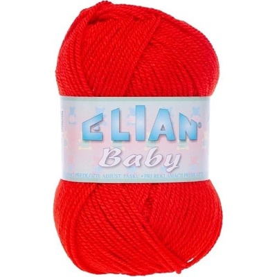 VSV Pletací příze Elian Baby 207 - červená