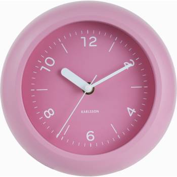 Karlsson Slope стенен часовник, розов (KA6047PI)
