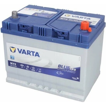 Image 1 of VARTA Blue Dynamic EFB 72Ah 760A right+ Asia (572 501 076 D842)