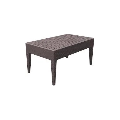 Siesta Exclusive SI-Маса ратан за шезлонг 92х53хh45cm. "MIAMI" КАФЯВА (855) (014218)