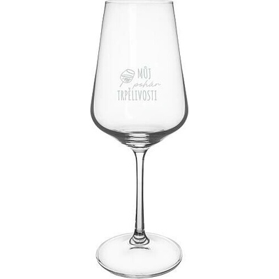Orion Sklenice na víno Můj pohár trpělivosti 450 ml