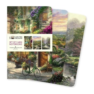 Flame Tree Publishing Thomas Kinkade Set of 3 Mini Notebooks | Flame Tree Publishing