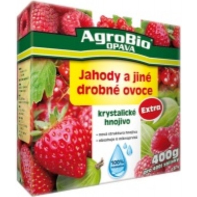 AgroBio Krystalické hnojivo Extra- Jahody 400 g CZ/SK