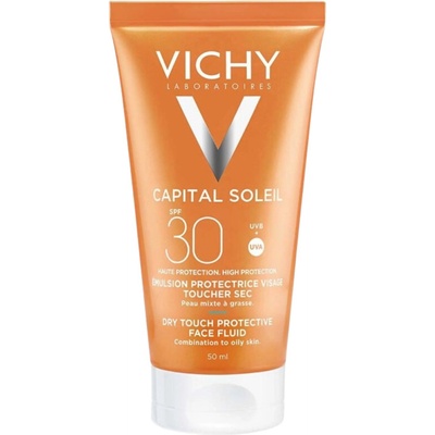 Vichy Capital Soleil Матиращ флуид за лице Dry Touch, SPF30, 50 ml