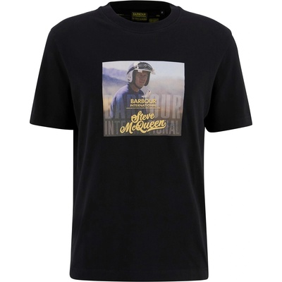 Barbour International Тениска Barbour International Mens Walde Graphic T-Shirt - Black BK11