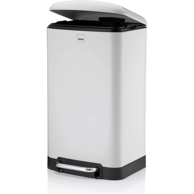 Kela 30 л бял кош за отпадъци с педал KELA от серия Davino