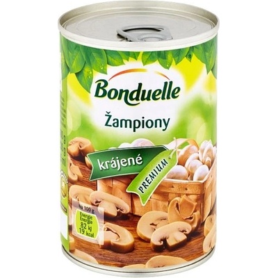 Bonduelle Žampiony krájené premium 425 ml 400 g