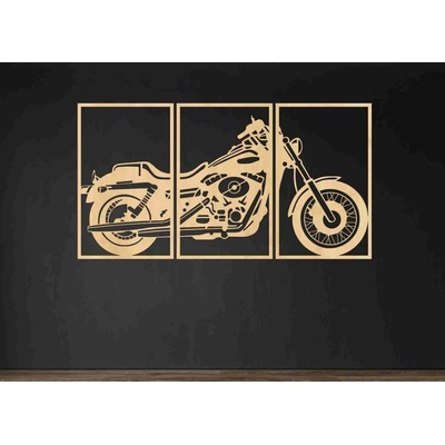 Dřevěný obraz na zeď – Chopper