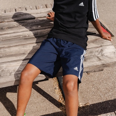 adidas detské šortky na cvičenie tmavomodré
