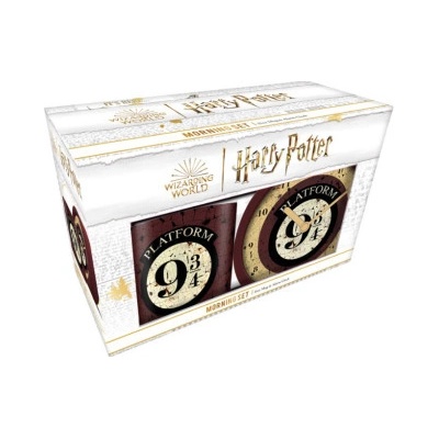 Harry Potter Dárkový set 9 a 3/4 (hodiny a budík) (poškozená)