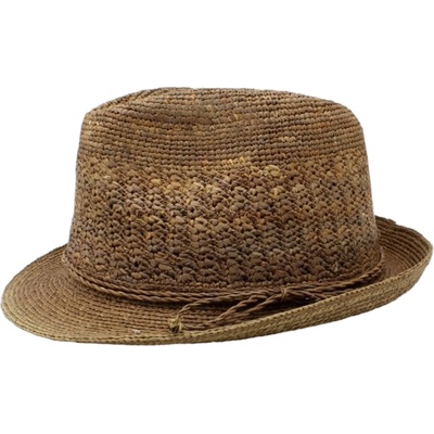 Trilby Raffia dámský slaměný trilby klobouk
