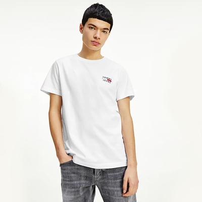 Tommy Jeans pánske tričko biele