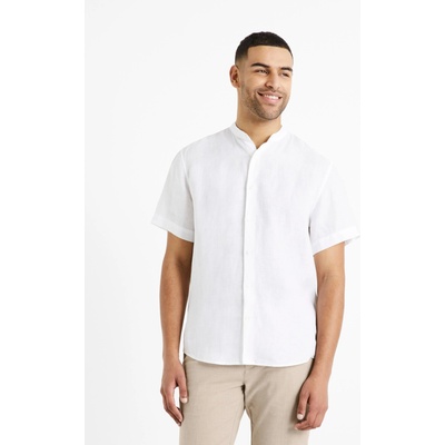 Celio Бяла мъжка ленена риза Celio Damopoc Celio | Byal | МЪЖЕ | S