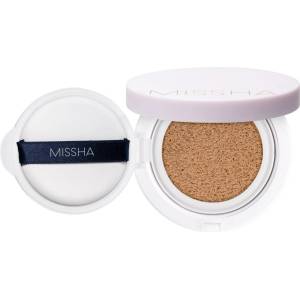 Missha Magic Cushion Cover Lasting дълготраен грим в гъбичка SPF 50+ цвят #23 Natural Medium Beige 15 гр