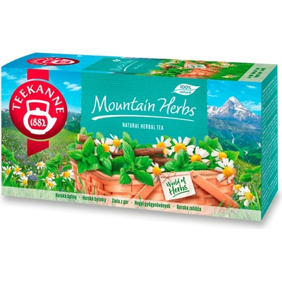 Teekanne MOUNTAIN HERBS bylinný čaj 20 x 1,8 g