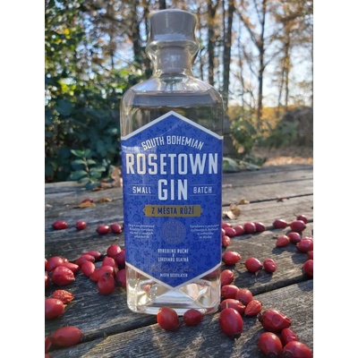 Blatná Rosetown gin z města růží 40% 0,7 l (holá láhev)