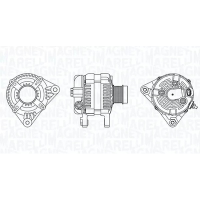 MAGNETI MARELLI Alternátor MAG 063731991010