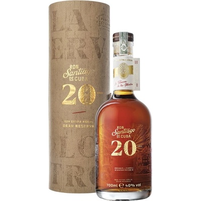 Santiago De Cuba Extra Añejo Gran Reserva 20y 40% 0,7 l (karton)