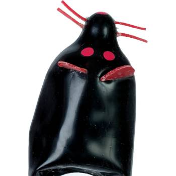 CONDOMERIE Презервативи condomerie - handpainted novelty condoms black mouse xl