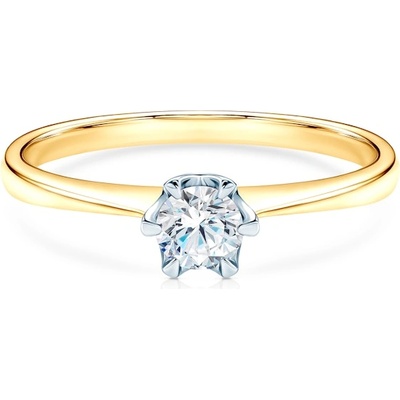 SAVICKI Годежен пръстен Triumph of Love: двуцветно злато, диамант