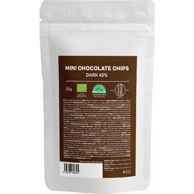BrainMax Pure Mini Chocolate Chips Dark 45 % 200 g