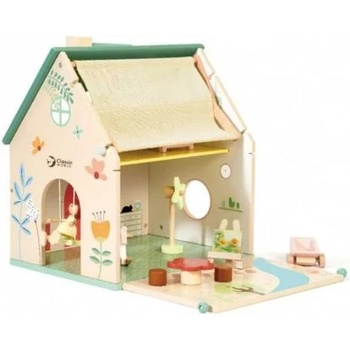 Classic world - Модерна дървена вила на цветя за игра (CW50563)